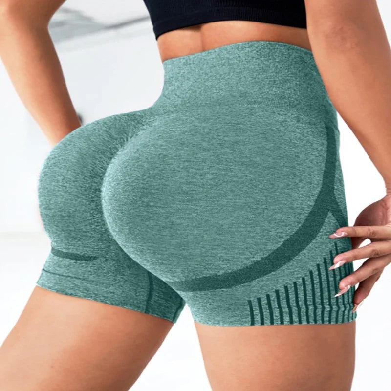 Women Yoga Leggings – High Waist Seamless Quick-Dry Sports Shorts