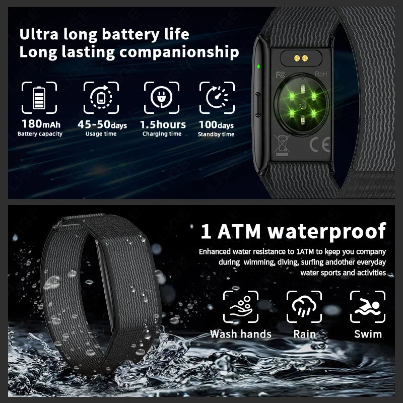 New GPS Running Track No Screen Smart Watch Waterproof Sports Band Heart Rate Monitor Health Smart Bracelet Fitness Tracker 2026