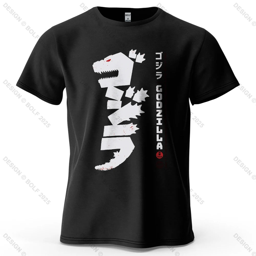Japan Printed Men's T-Shirt 100% Cotton Oversized Harajuku Style Graphic Tees for Women Tops Tees Casual Streetwear