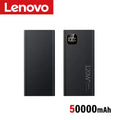 Lenovo 500000mAh Portable Power Bank 120W Super Fast Charging High Capacity External Battery Charger Powerbank For iPhone Huawei