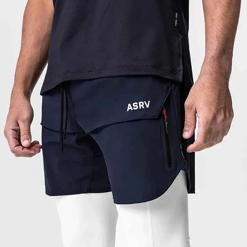 Men's Quick-Dry Gym Running Shorts