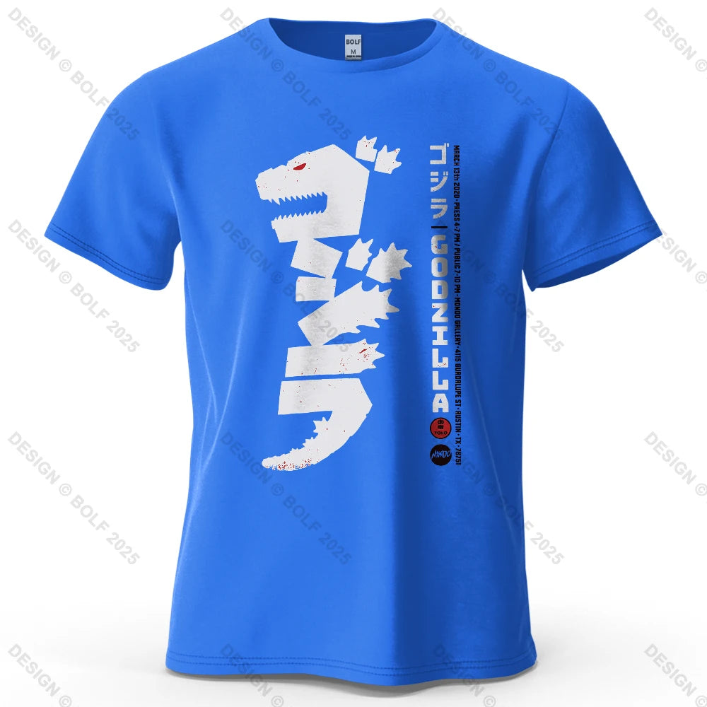 Japan Printed Men's T-Shirt 100% Cotton Oversized Harajuku Style Graphic Tees for Women Tops Tees Casual Streetwear