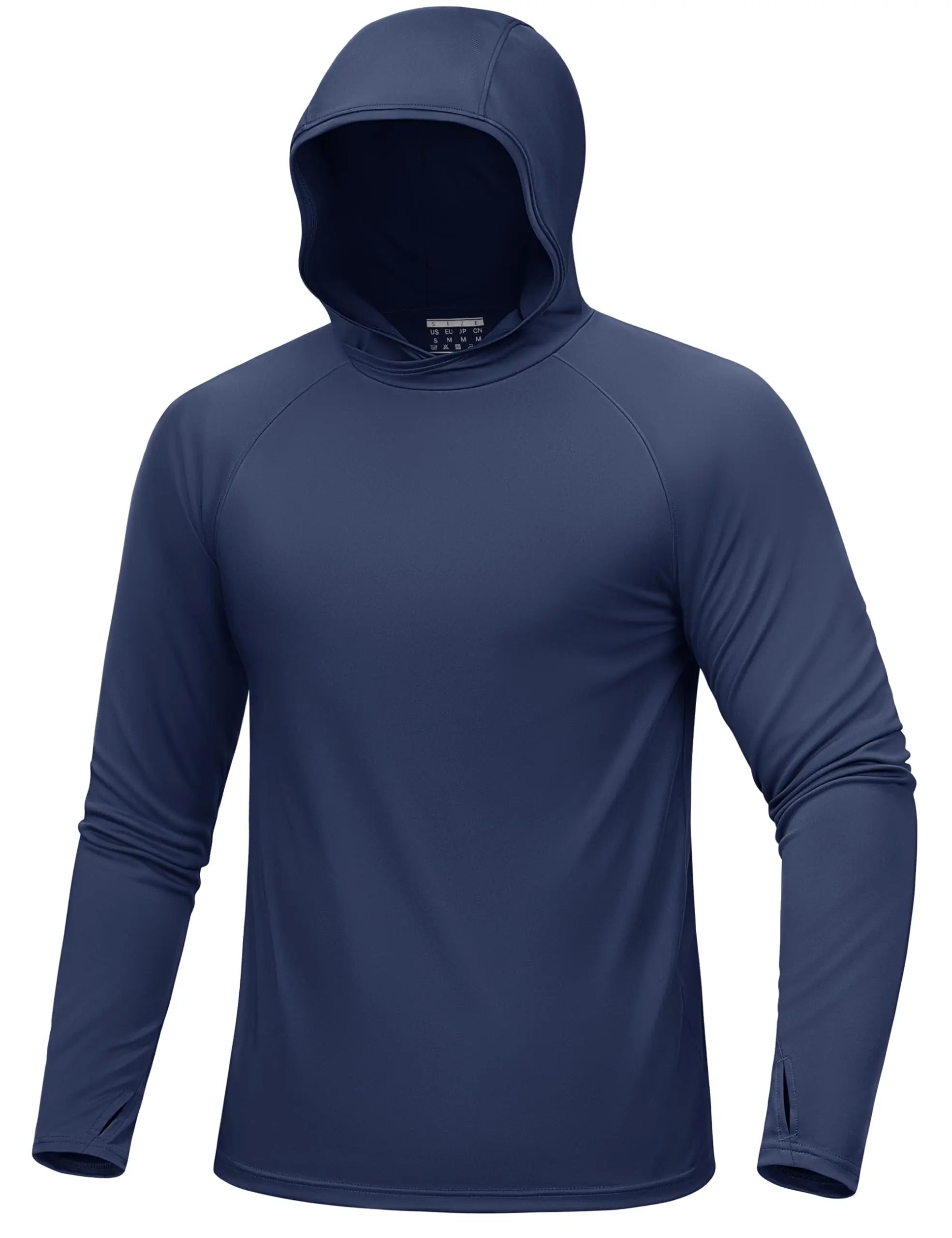 TACVASEN UPF 50+ Hooded T-Shirts Mens Quick Dry UV Block Sun Shirts Lightweight Hoodie Shirt Running Fishing Performance Tops