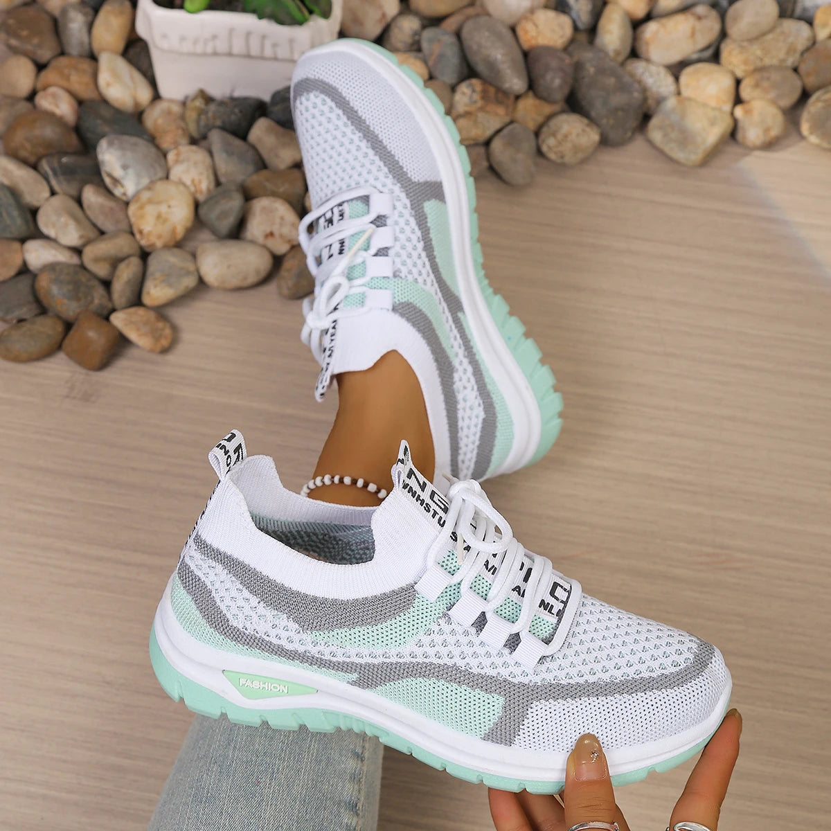 Women's Shoes Summer 2026 Casual Sneaker New Style Two-Color Single Shoes, Versatile, Casual and Fashionable Work Shoes