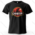 Japan Printed Men's T-Shirt 100% Cotton Oversized Harajuku Graphic Tees for Women Tops Tees Casual Streetwear