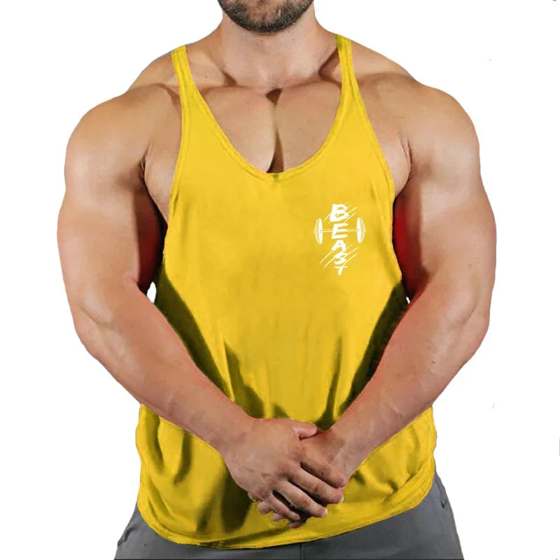 Men's Muscle Gym Tank Top Running Vest