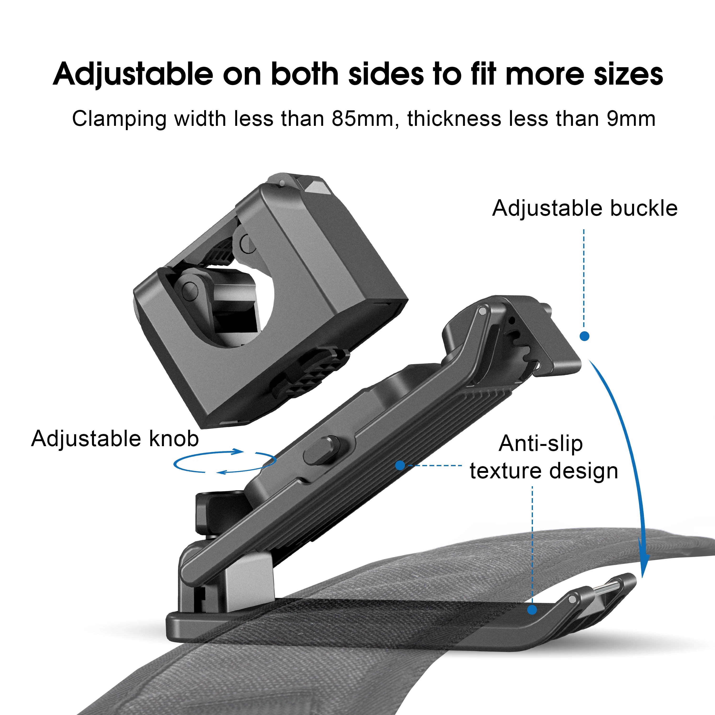STARTRC Selfie Stick Holster Backpack Strap Clip Mount for Insta 360 X5 X4 Air Go Ultra ACE Pro 2 Ajustable Quick Release