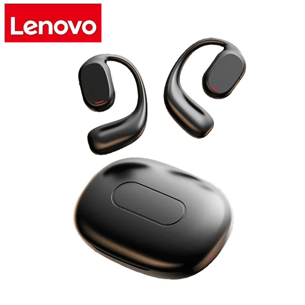 Lenovo Open-back Wireless Bluetooth Headphones, Noise-canceling and Waterproof Sports Headphones, Compatible with Xiaomi iPhone