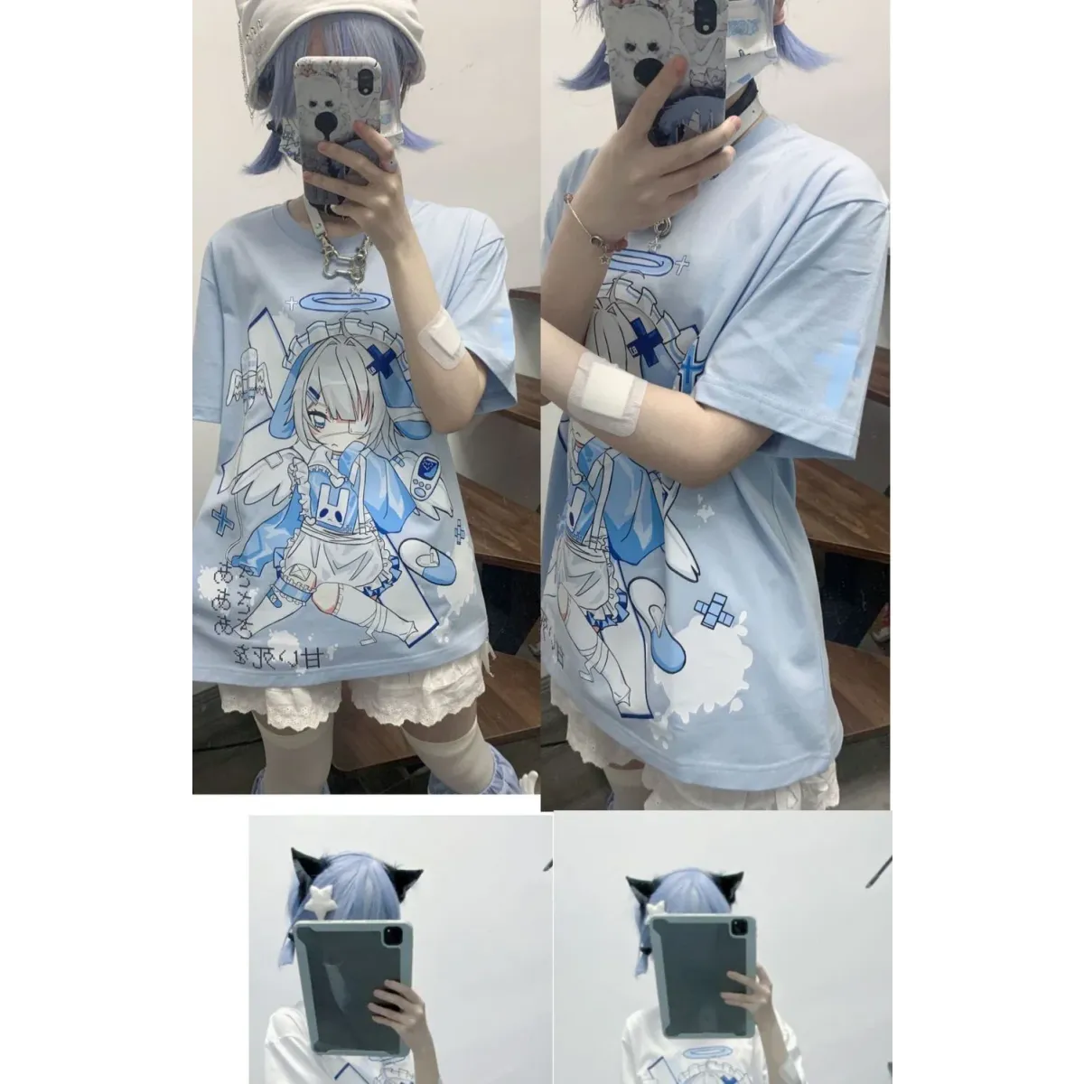 Harajuku Kawaii Anime Oversized Tee