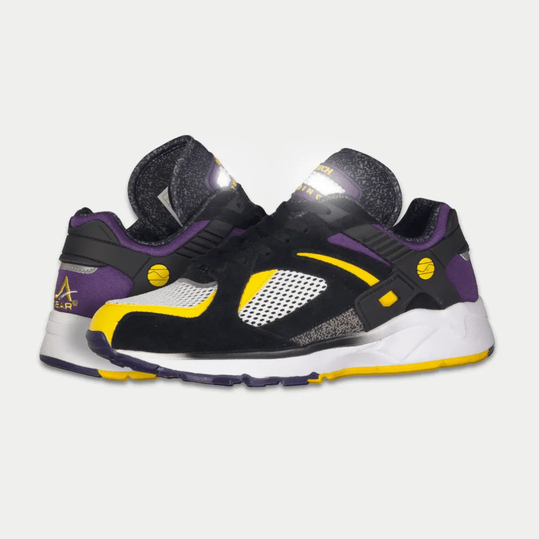 LA Gear Men's Catapult Light-Up Lowtop | Black x Purple x Yellow