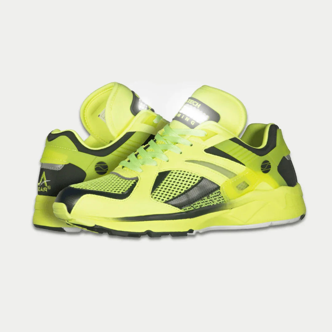 LA Gear Men's Catapult Light-Up x Glow Lowtop | Neon Yellow x Black