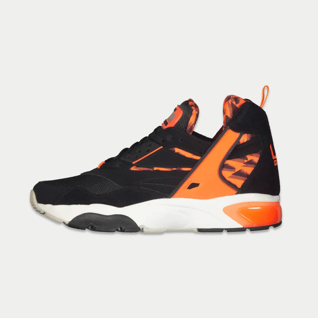 LA Gear Men's Turbo Light-Up Mid | Black x Neon Red