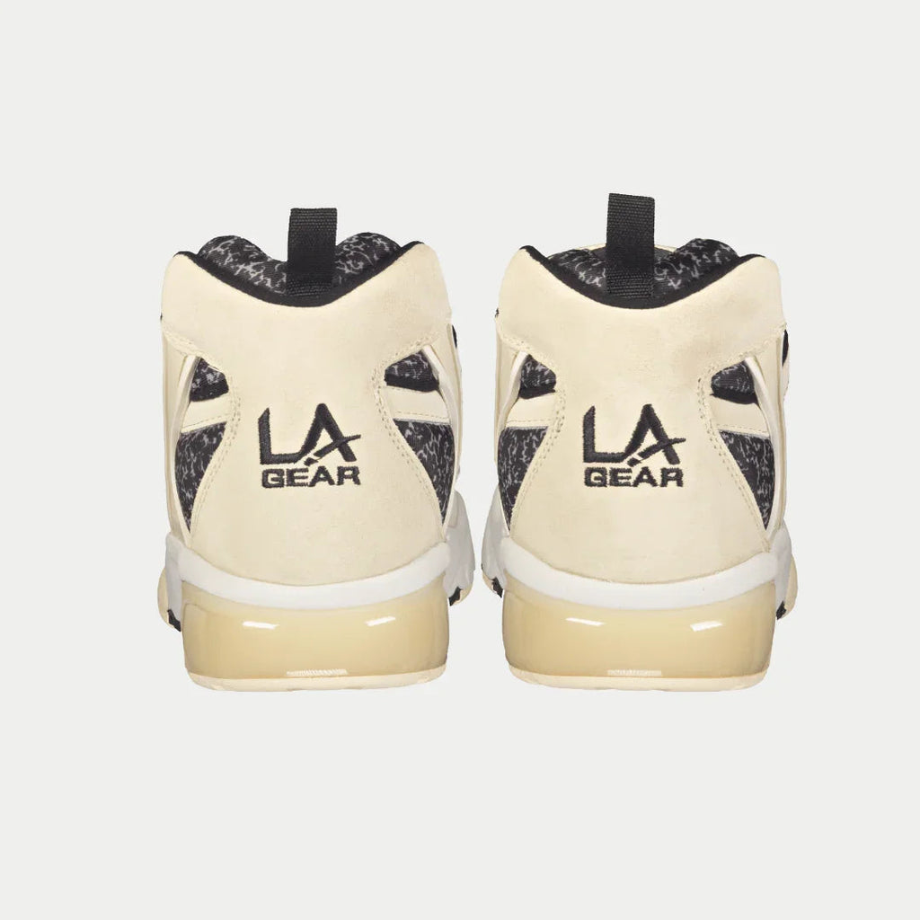 LA Gear Men's Turbo Light-Up Mid | Off-White x Black