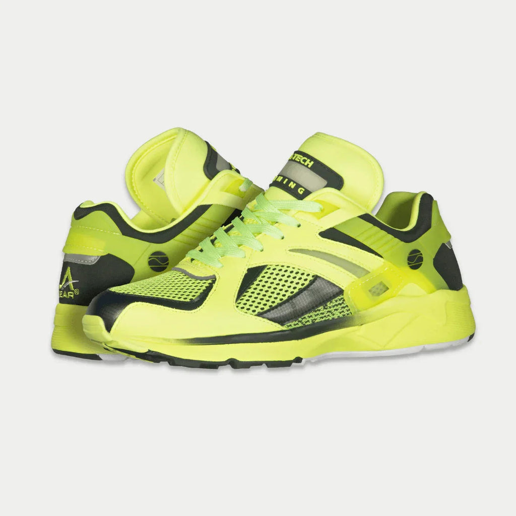 LA Gear Women's Light-Up x Glow Lowtop | Neon Yellow x Black