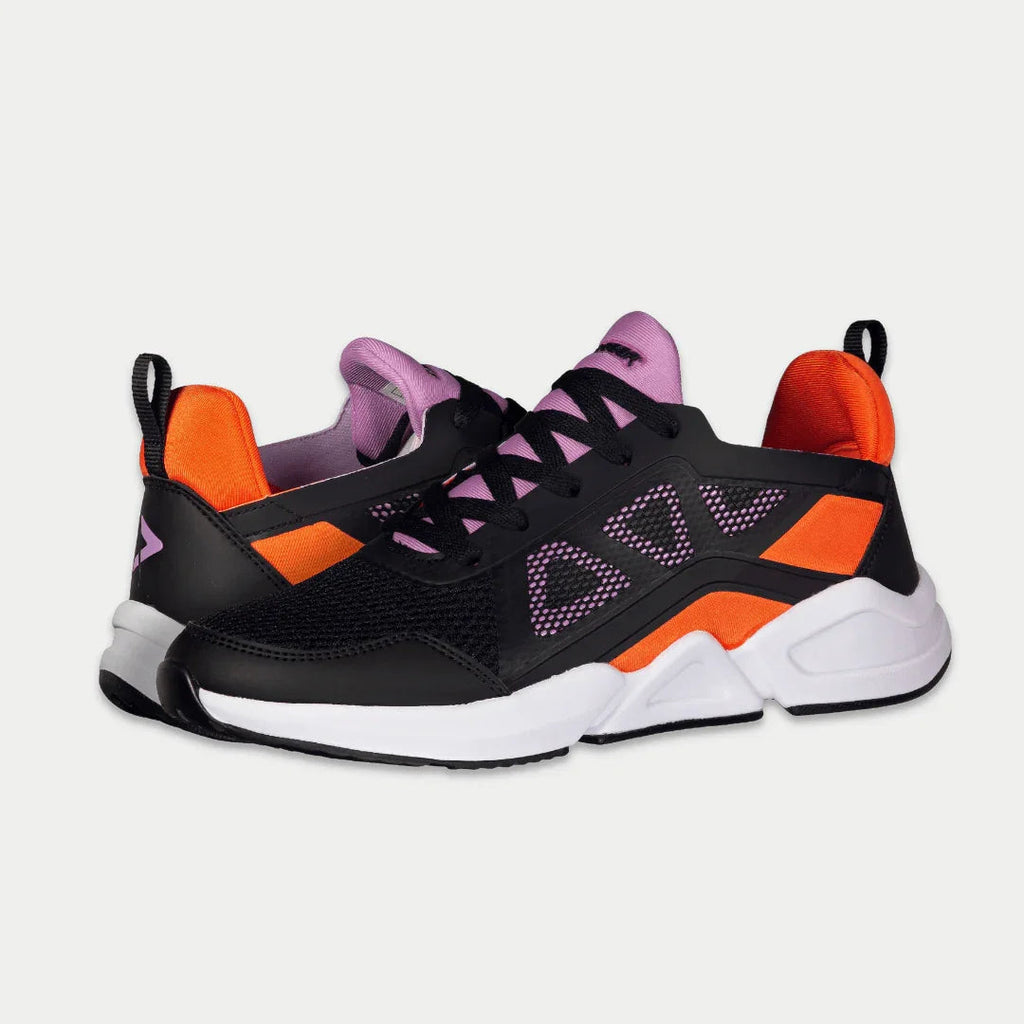 LA Gear Women’s Tarzana Lowtop | Black x Orange