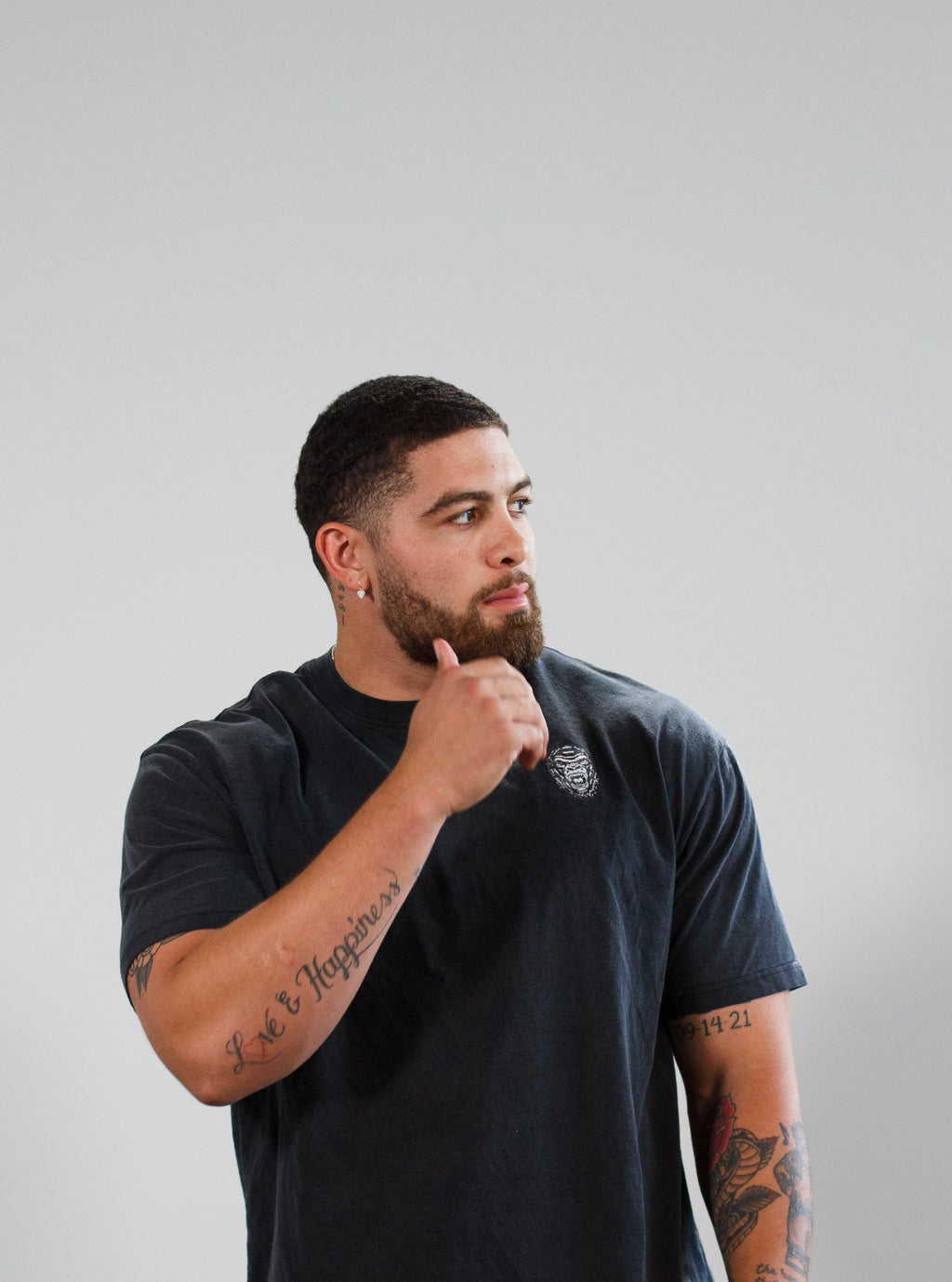 Men’s Oversized Gym Shirt | Charcoal Pump Cover