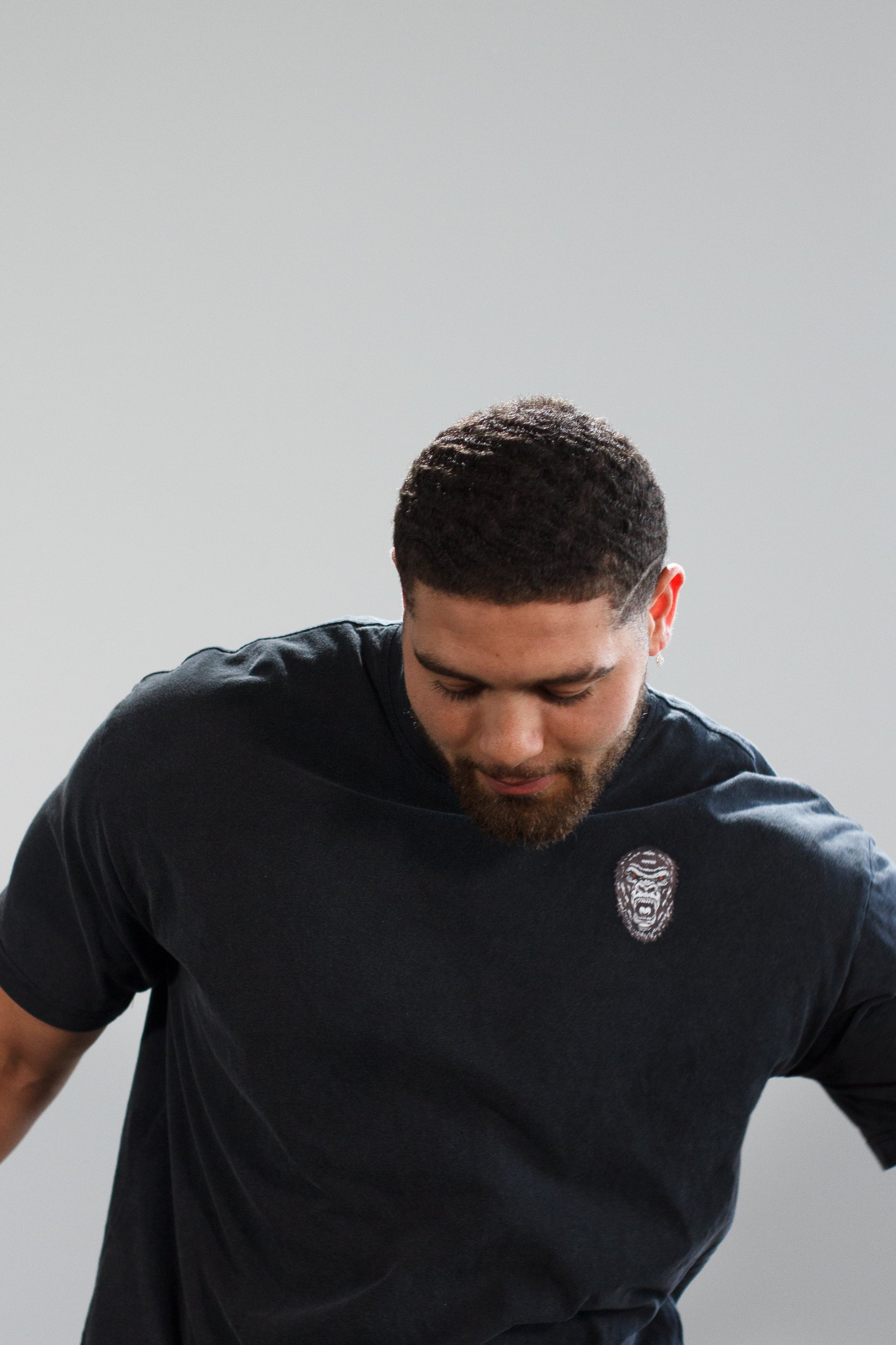 Men’s Oversized Gym Shirt | Charcoal Pump Cover