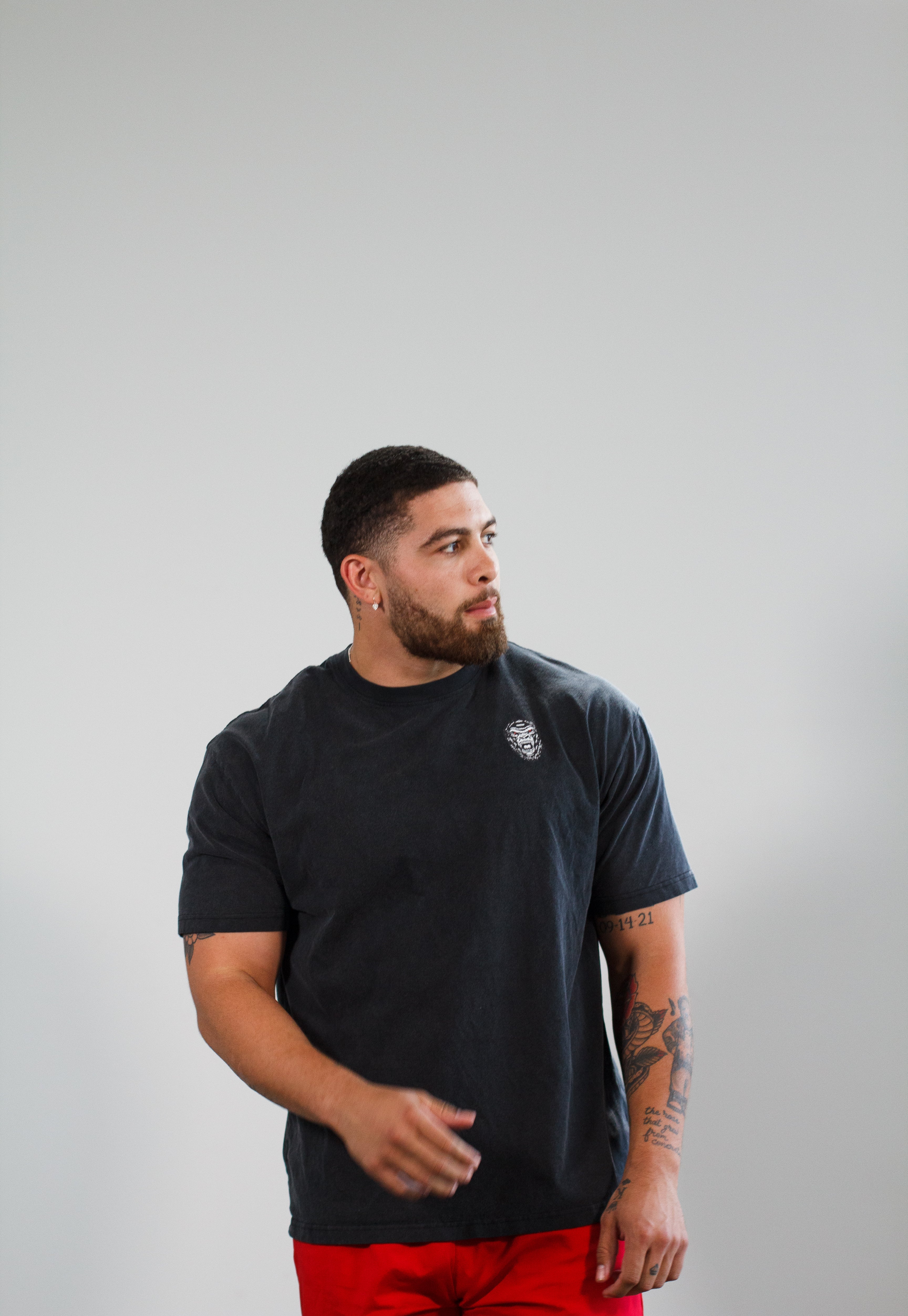 Men’s Oversized Gym Shirt | Charcoal Pump Cover