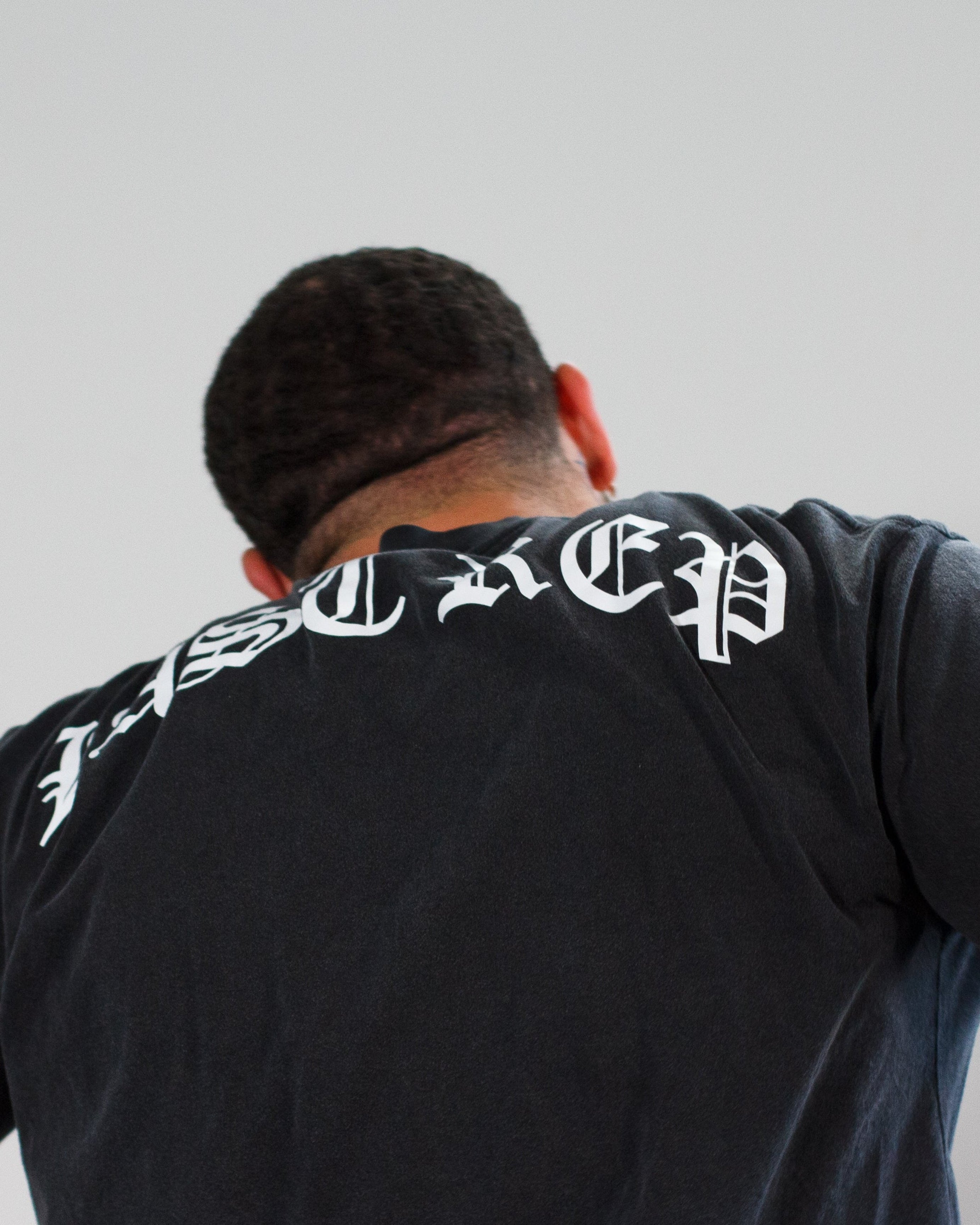 Men’s Oversized Gym Shirt | Charcoal Pump Cover