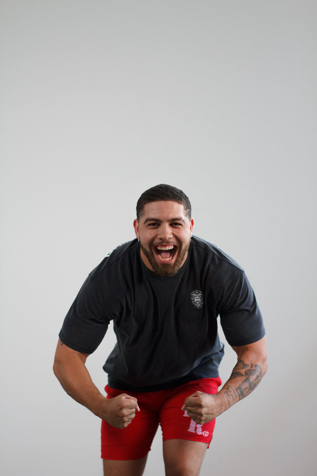 Men’s Oversized Gym Shirt | Charcoal Pump Cover